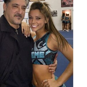 Teal Cheer Extreme Sports Bra